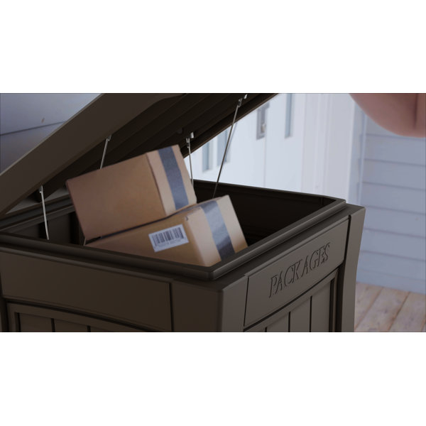 Keter Secure Package Delivery Lockable Box For Porch Or Office with